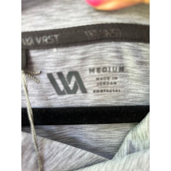 VRST Men's Steel Gray Heather R&R Jersey Hoodie Size M - Picture 6 of 7